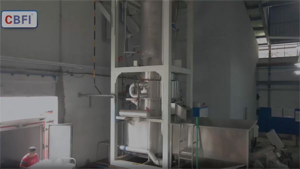 Sistem Amonia 90 Ton Pabrik Es Tube di Indonesia