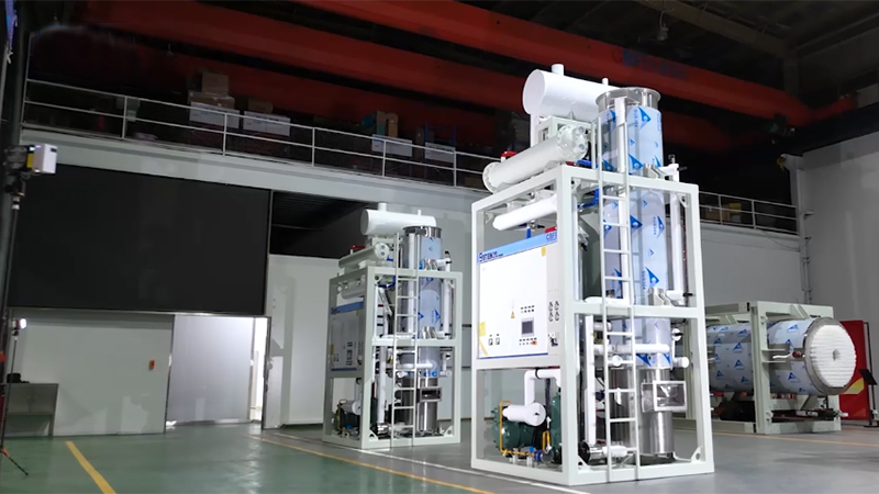Mesin Es Tube 15 Ton Terintegrasi
