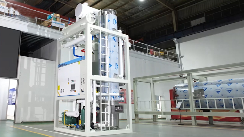 Mesin Es Tube 20 Ton Terintegrasi