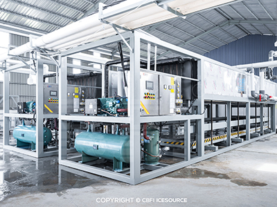 2 x 15-ton Mesin Es Balok Direct Cooling untuk Klien Indonesia